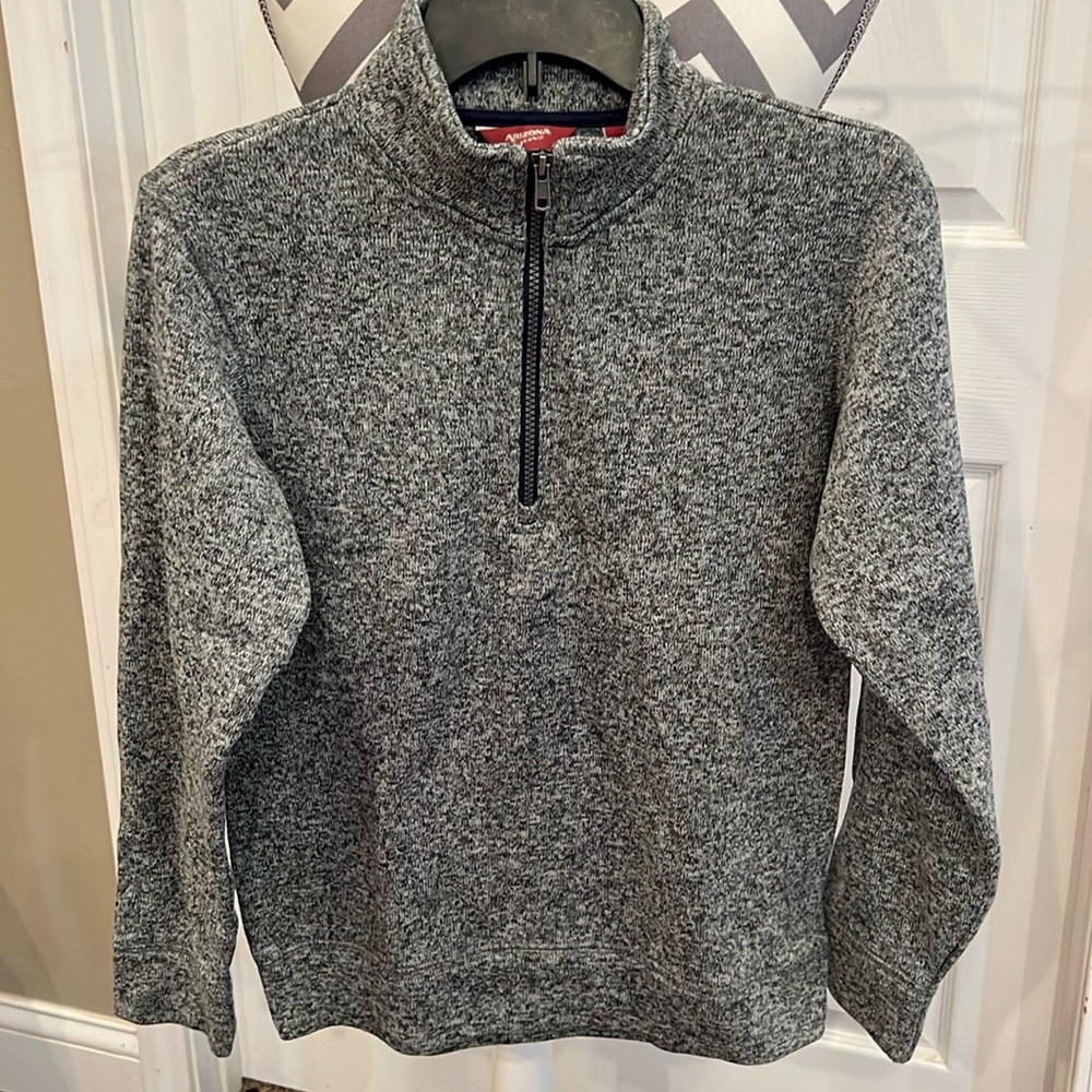 Arizona Boys pullover quarter zip sweater